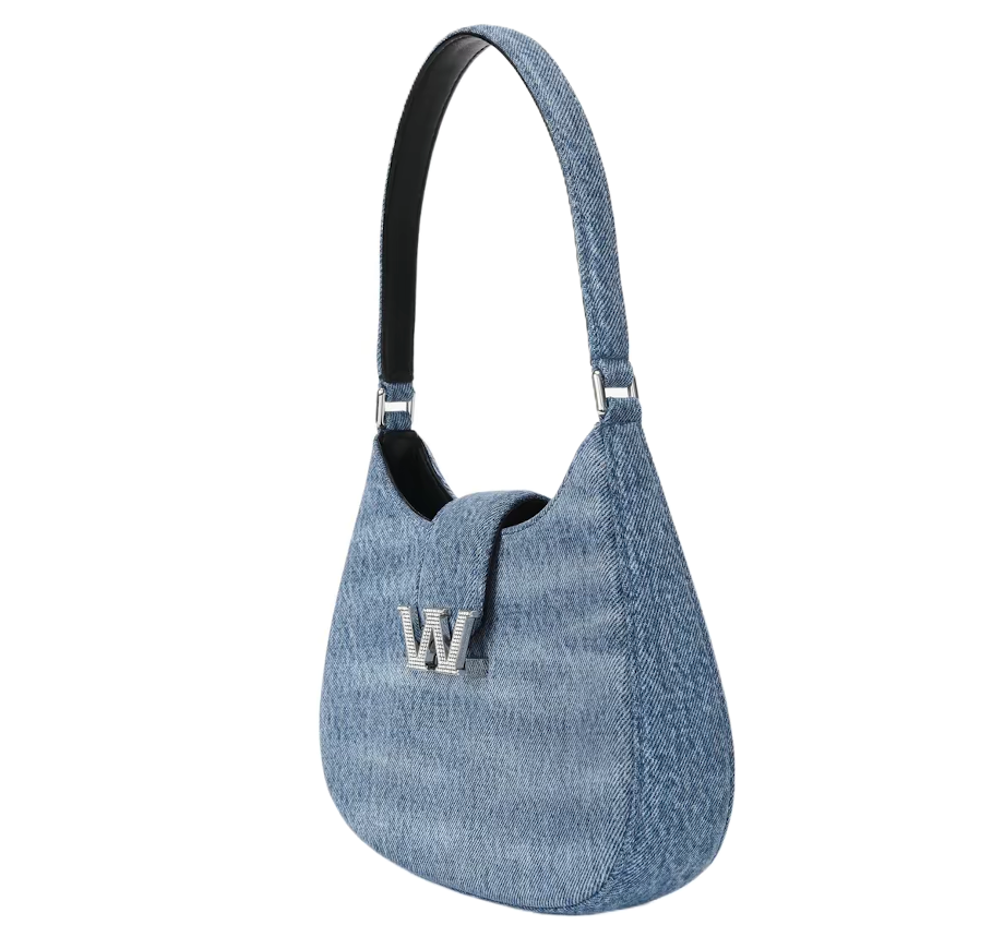 Túi Alexander Wang W Legacy Small Hobo Denim 'Blue' 20223R02T486 - Ảnh 3