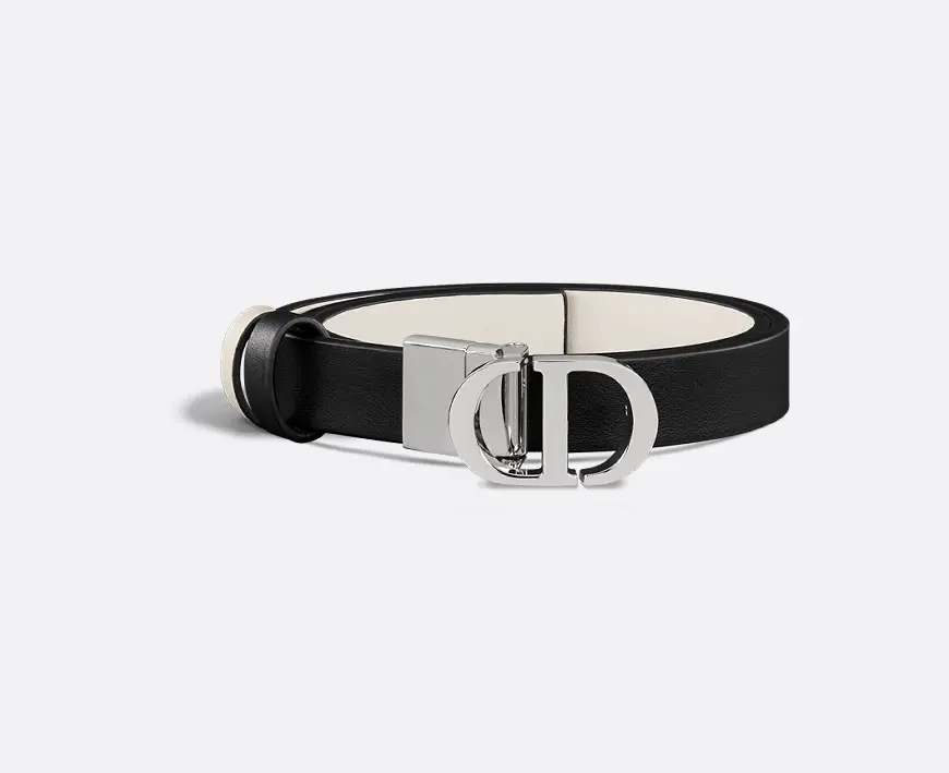 Thắt Lưng Dior 30 Montaigne Reversible 'Black White' B0446PWGA-M911 - Ảnh 3