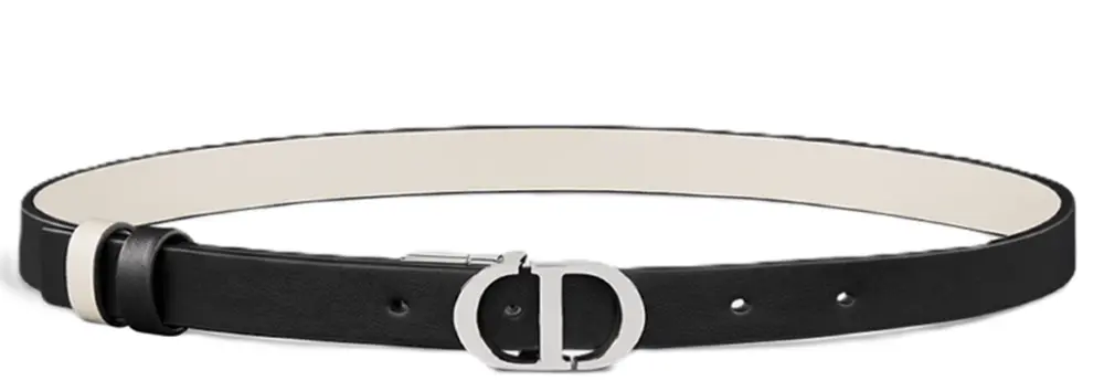 Thắt Lưng Dior 30 Montaigne Reversible 'Black White' B0446PWGA-M911