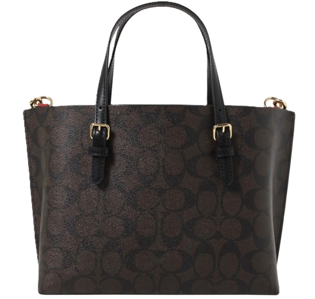 Túi Coach Mollie 25 Tote Canvas ‘Black’ C4250-IMAA8