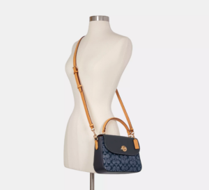 Alternative view of Túi Coach Marlie Top Satchel Chambray ‘Blue’ C4921-IMDEI