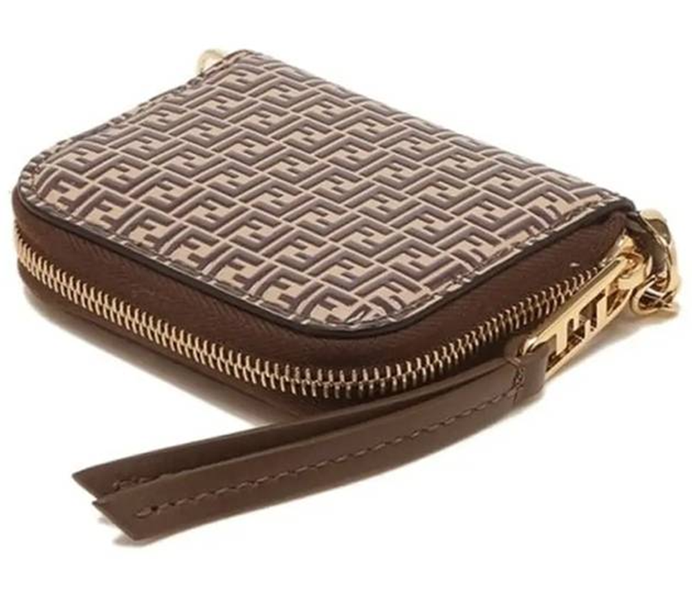 Túi Fendi Chain Coin Purse ‘Brown’ 8M0473-AHM1-F1FNK - Ảnh 3