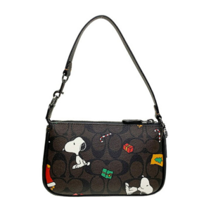Alternative view of Túi Coach x Peanuts Snoopy Norita 19 Signature ‘Brown’ CE707-QBOSN