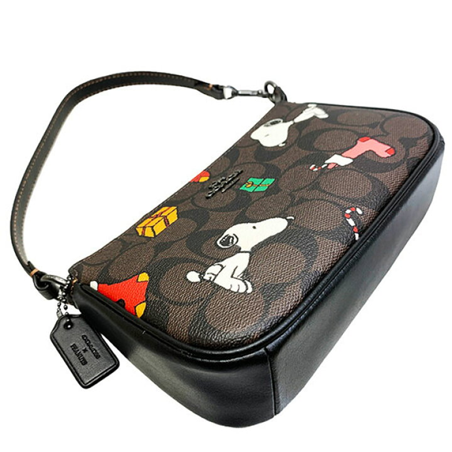 Túi Coach x Peanuts Snoopy Norita 19 Signature ‘Brown’ CE707-QBOSN - Ảnh 3