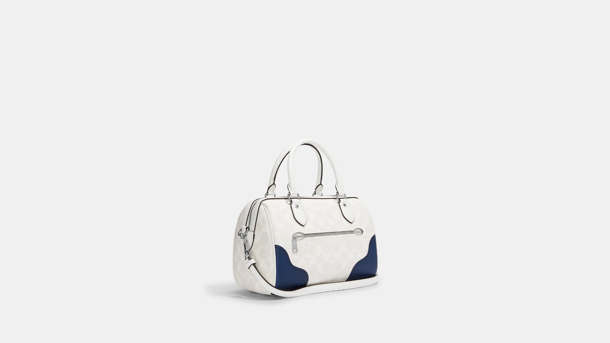 Túi Coach Rowan Satchel Signature ‘White’ CH168-SVVGH - Ảnh 2