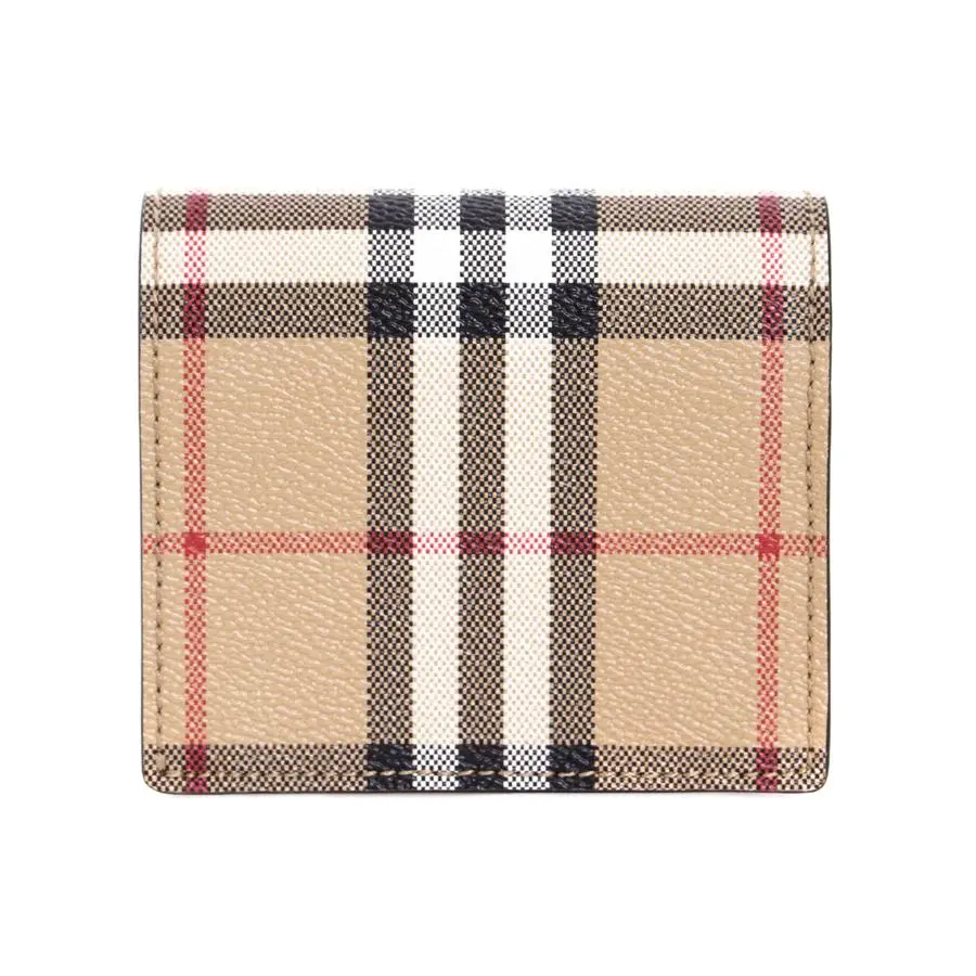 Alternative view of Ví Burberry Small Check Bifold Wallet ‘Beige’ 80704171