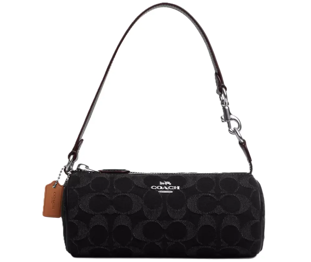 Túi Coach Nolita Barrel Bag ‘Silver Black’ CP258-SVBK
