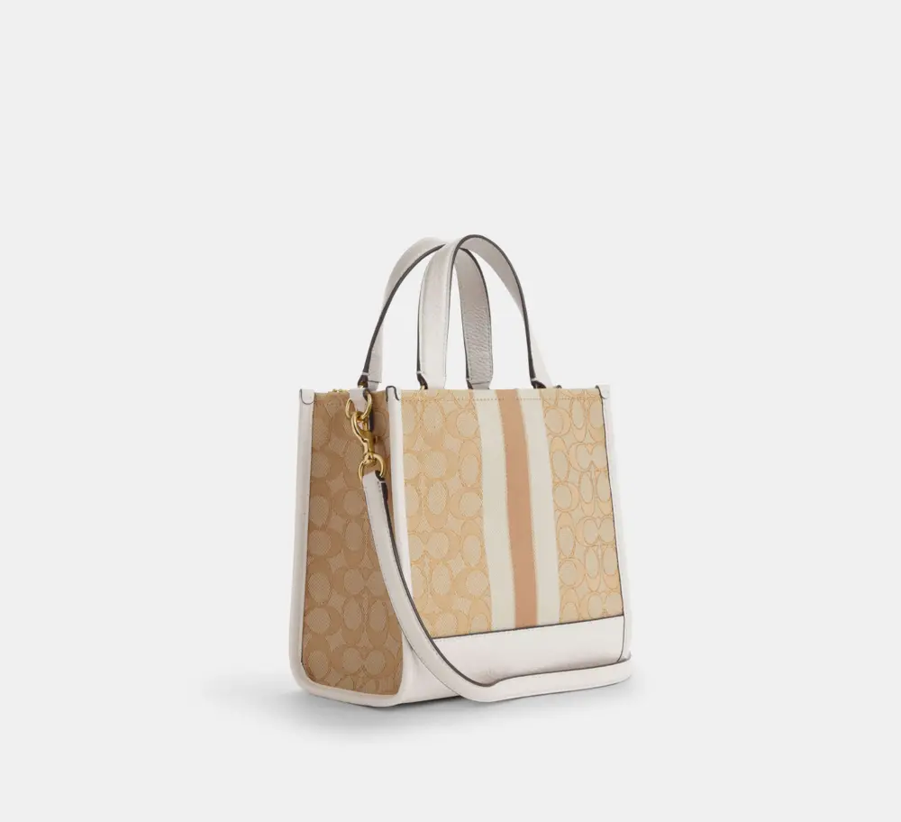 Alternative view of Túi Coach Small Shoulder Tote Bag ‘White’ CQ878-IMDQC