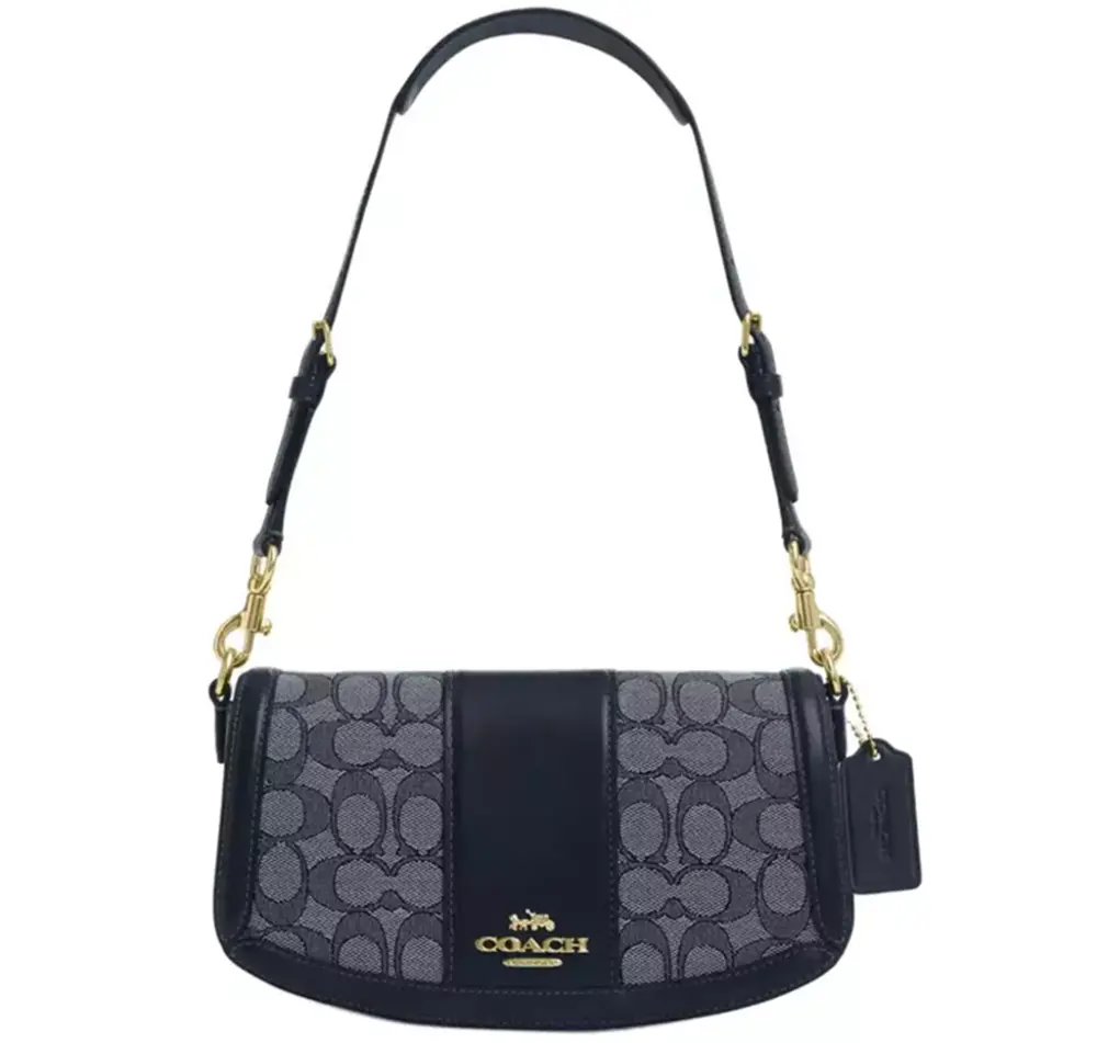 Túi Coach Shoulder Tote ‘Dark Blue’ CT767-IMX1X