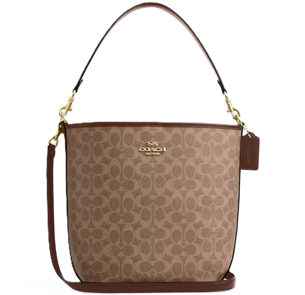 Túi Coach City Large Bucket Signature Canvas ‘Tan’ CT802-IMXHE
