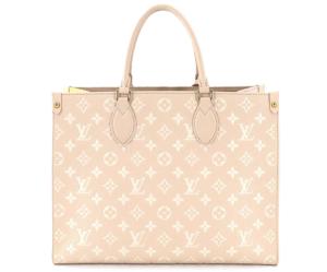 Túi Louis Vuitton Onthego MM Tote Monogram 'Empreinte Rose Beige' M46128
