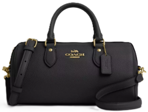 Túi Coach Rowan Long Satchel Bag ‘Black’ CV964-IMBLK