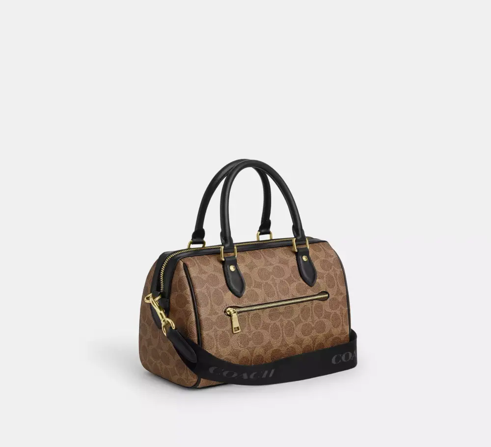 Alternative view of Túi Coach Rowan Satchel Bag Signature Canvas ‘Tan’ CW376-IMQRX