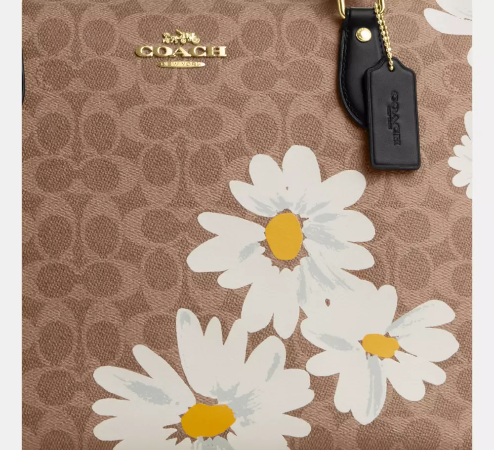 Túi Coach Gallery Canvas Floral Print ‘Tan’ CZ589-IMTAM - Ảnh 3