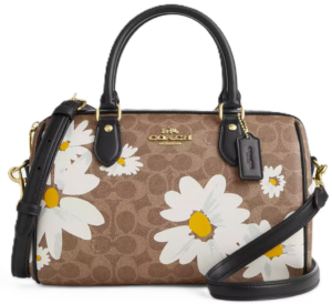 Túi Coach Rowan Satchel Canvas Floral Print ‘Tan’ CZ590-IMTAM