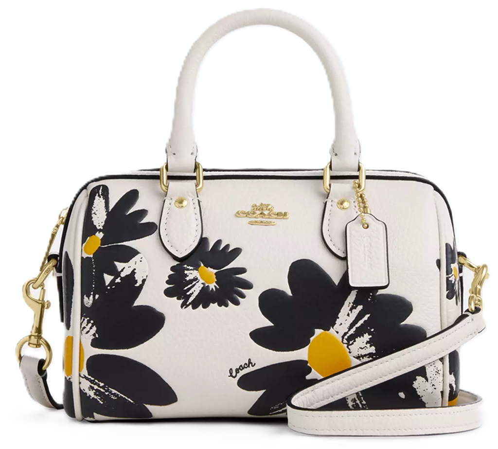 Túi Coach Mini Rowan Crossbody Floral Print ‘Chalk’ CZ597-IMCAH
