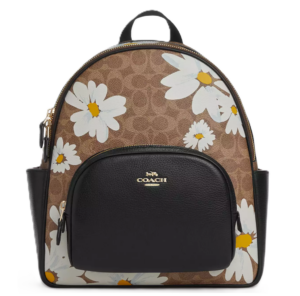 Balo Coach Court Canvas Floral Print ‘Tan’ CZ599-IMTAM