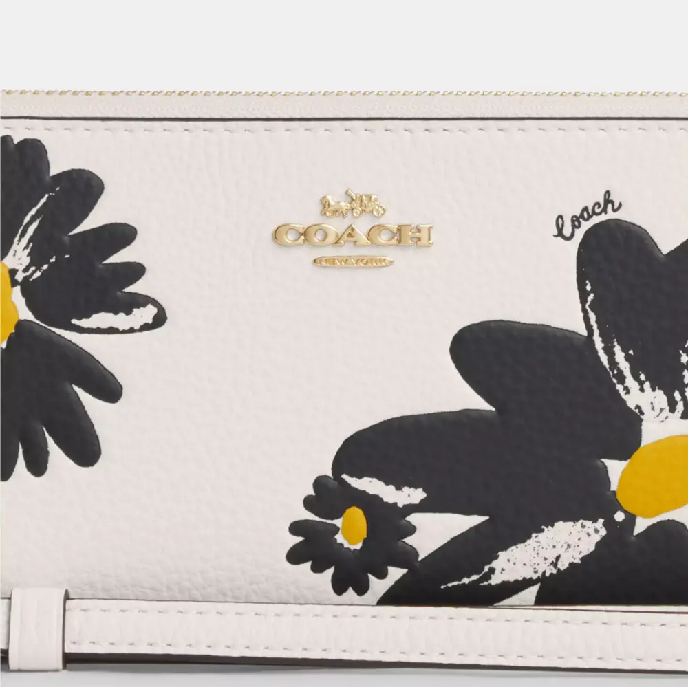 Ví Coach Long Zip Around Floral Print ‘Multicolor’ CZ608-IMCAH - Ảnh 3