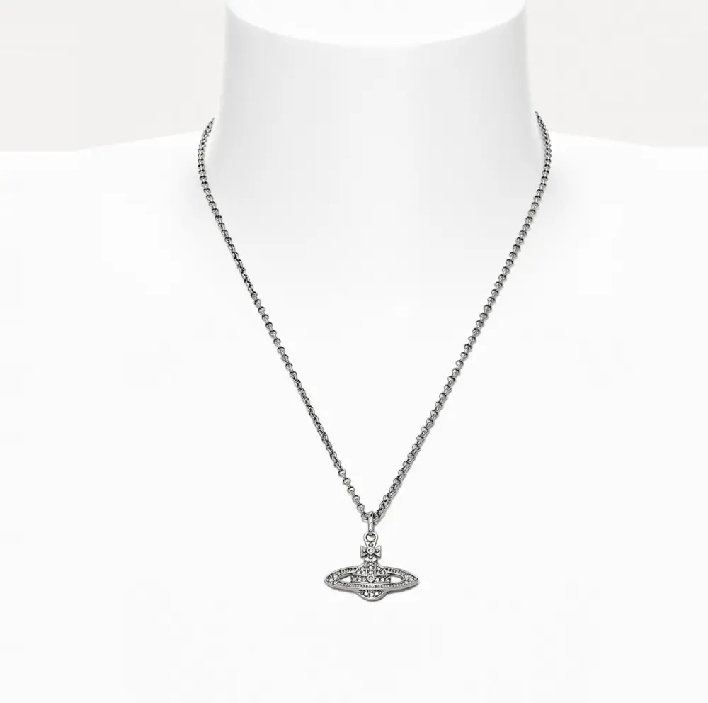 Alternative view of Vòng Cổ Vivienne Westwood Relief ‘Silver’ 6302008602P116P116