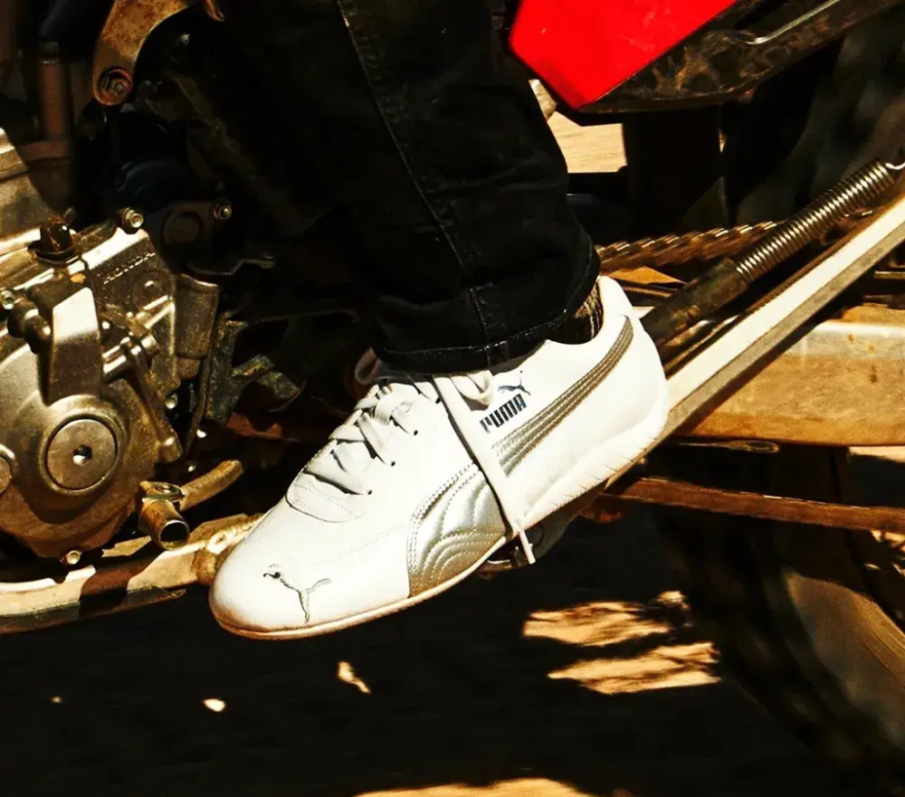 Alternative view of Giày Puma Speedcat OG Leather ‘White Silver’ 401603-03