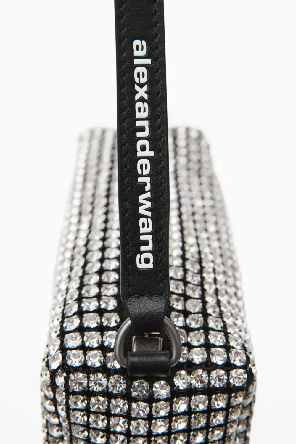 Túi Alexander Wang Heiress Medium Rhinestone Mesh 'White' 2019P0813J100 - Ảnh 4