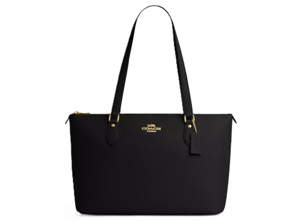 Túi Coach Gallery Tote Bag ‘Black’ CV402-IMBLK