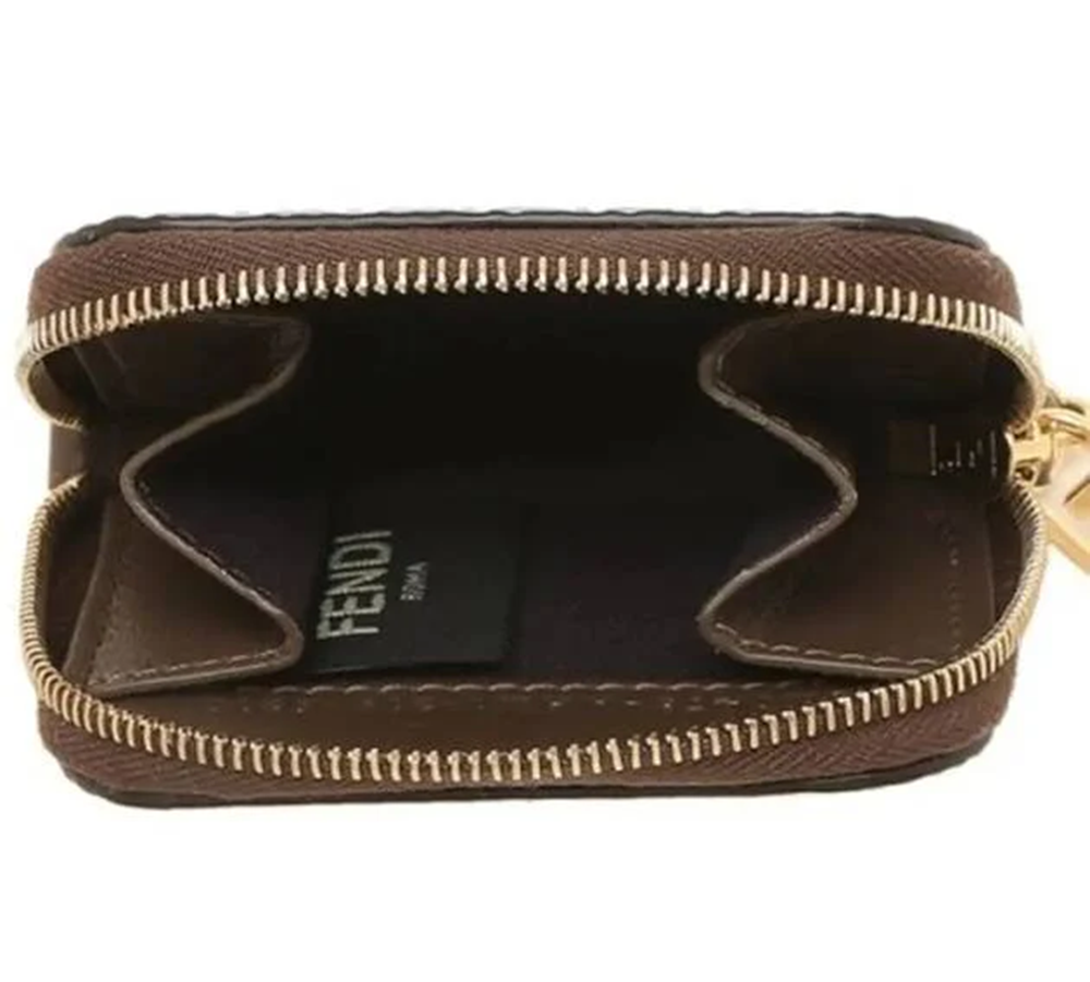 Túi Fendi Chain Coin Purse ‘Brown’ 8M0473-AHM1-F1FNK - Ảnh 4