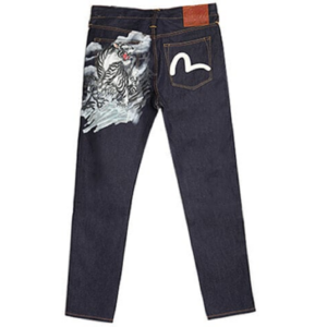 Quần Evisu White Tiger ‘Blue’ 2ESHTM0JE12017