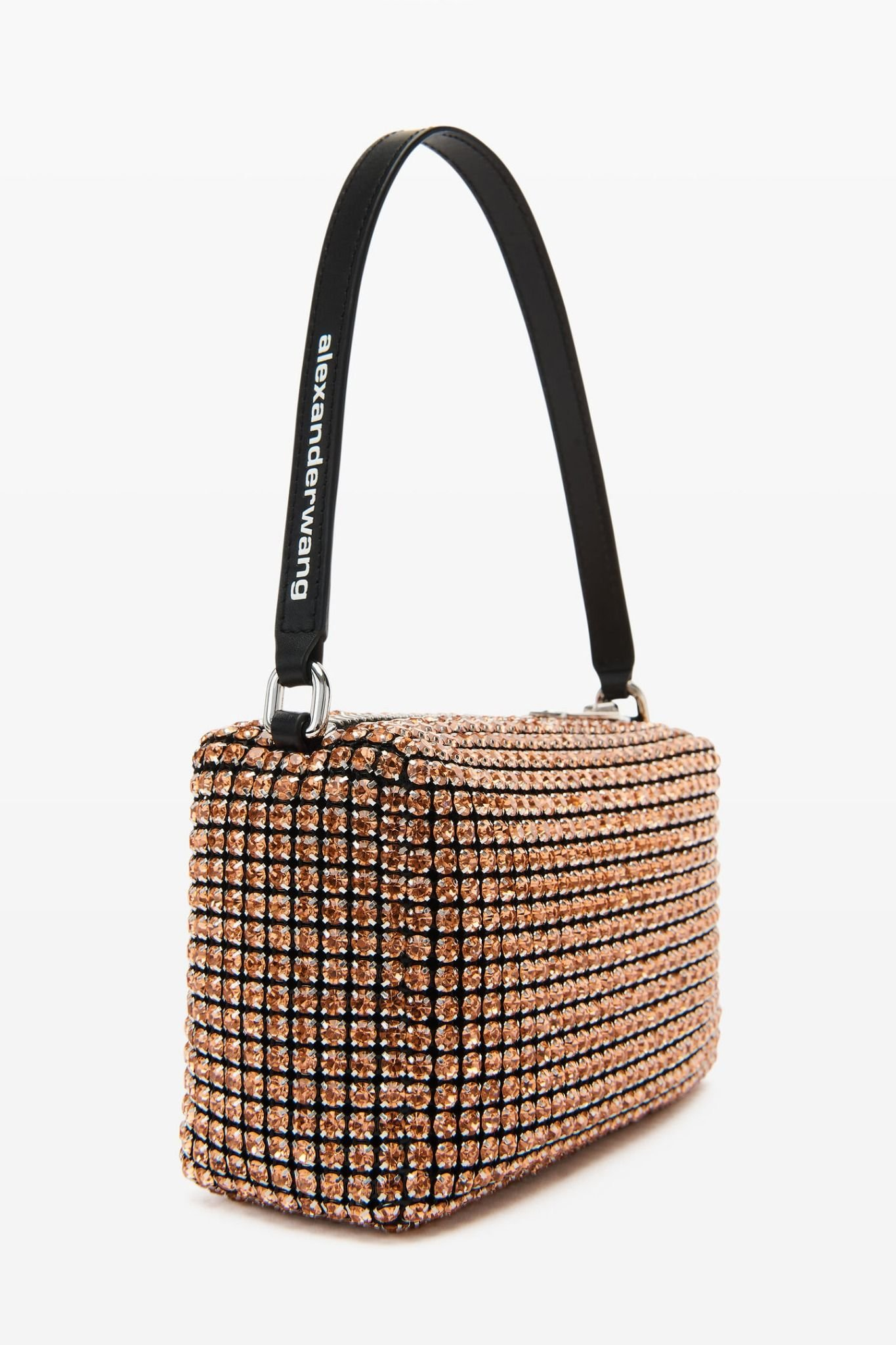 Túi Alexander Wang Heiress Medium Crystal Mesh 'Faded Neon Orange' 20122P10M828 - Ảnh 3
