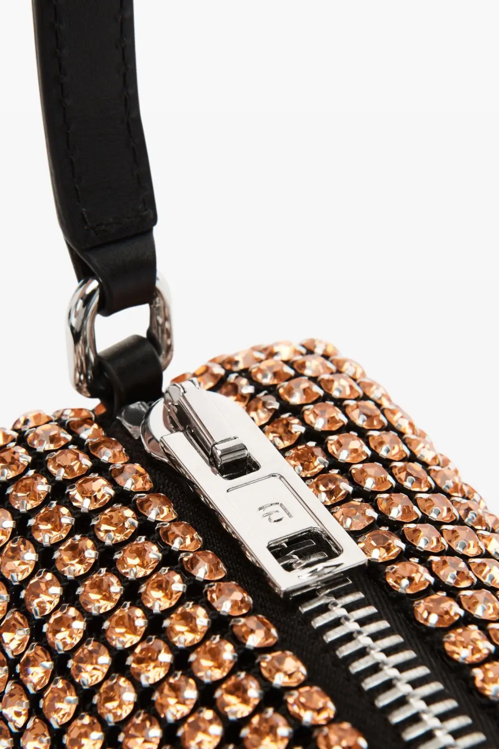 Alternative view of Túi Alexander Wang Heiress Medium Crystal Mesh 'Faded Neon Orange' 20122P10M828