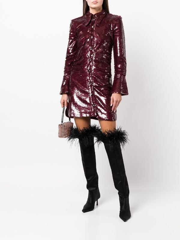 Túi Alexander Wang Heiress Medium Crystal Mesh 'Faded Neon Orange' 20122P10M828 - Ảnh 5