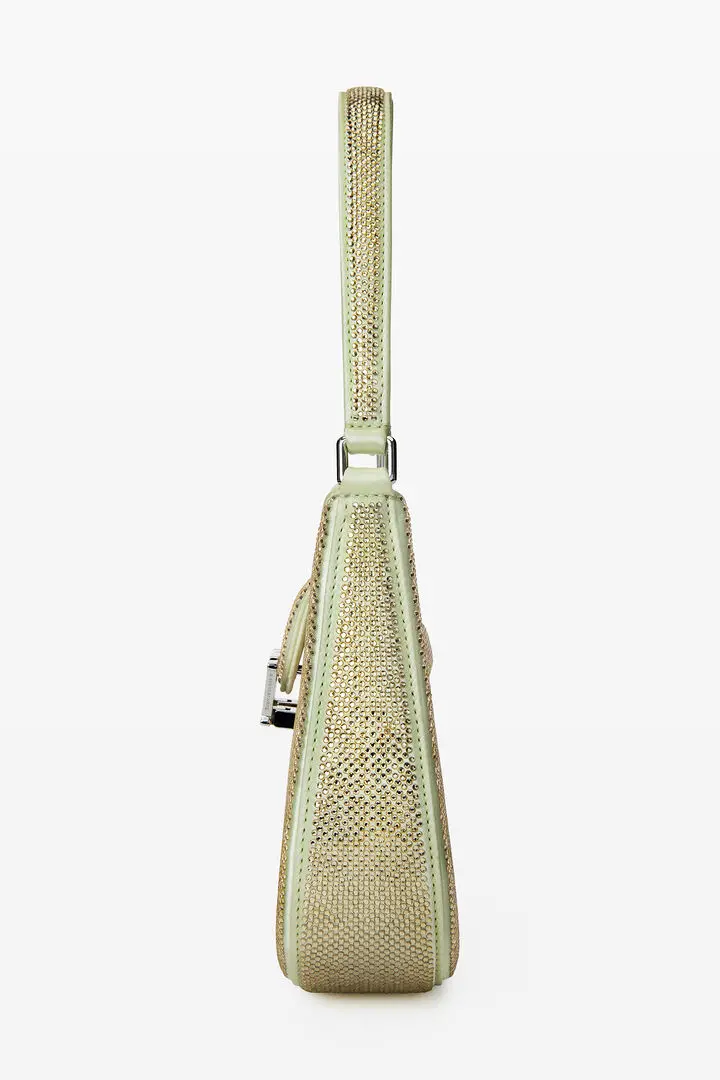 Túi Alexander Wang W Legacy Small Hobo In Crystal Satin 'Lemon' 20223R3MV752 - Ảnh 3