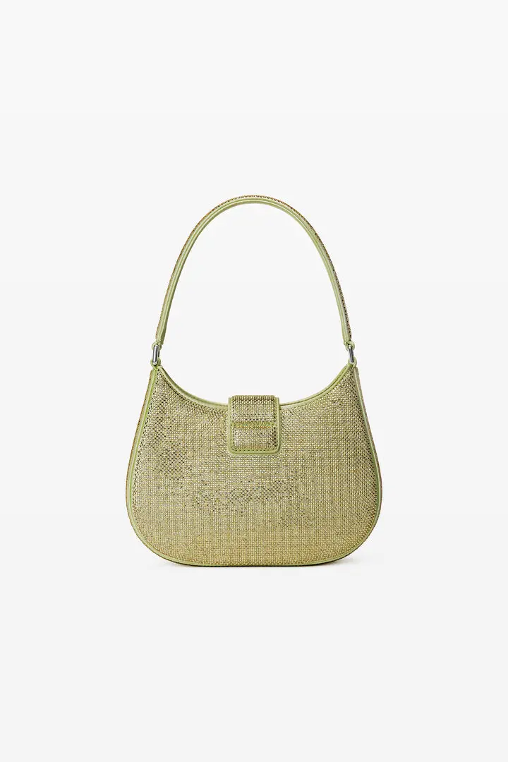 Túi Alexander Wang W Legacy Small Hobo In Crystal Satin 'Lemon' 20223R3MV752 - Ảnh 4