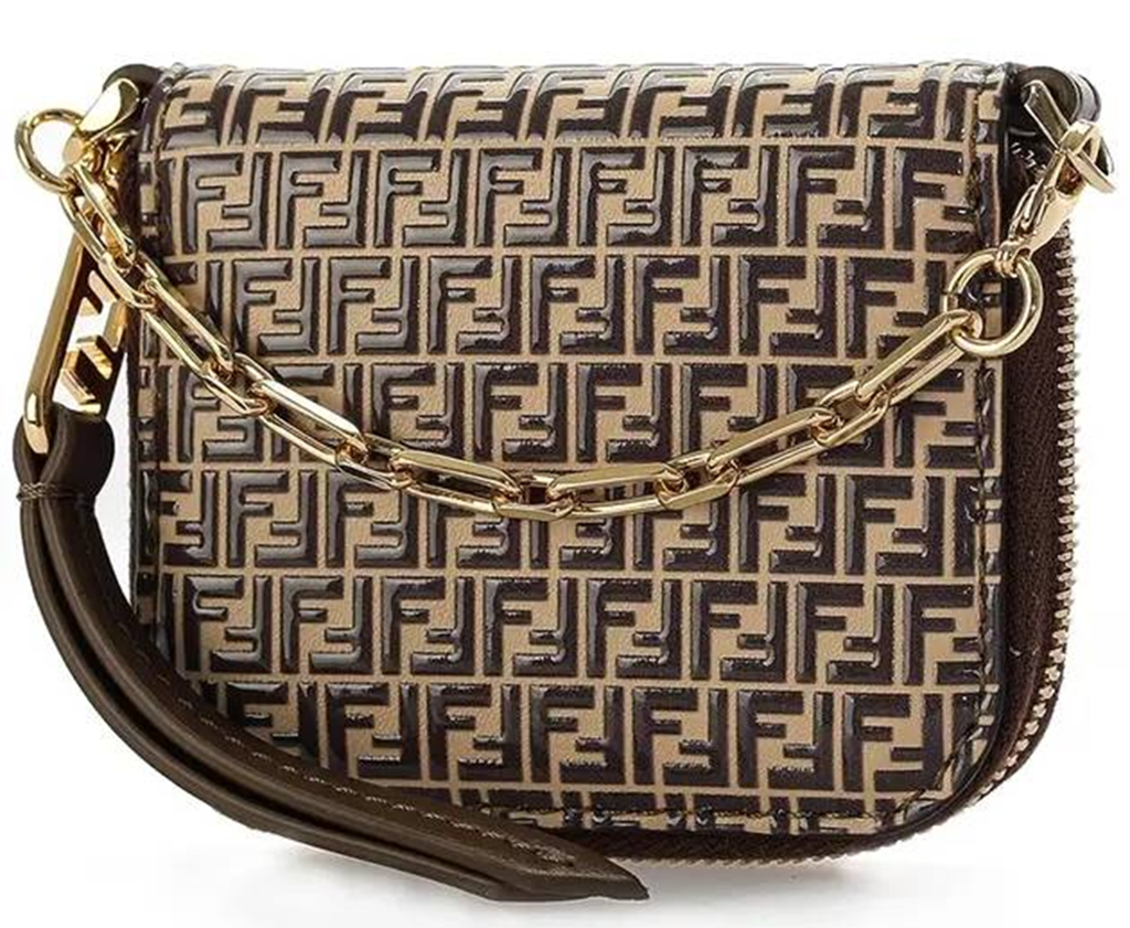 Túi Fendi Chain Coin Purse ‘Brown’ 8M0473-AHM1-F1FNK