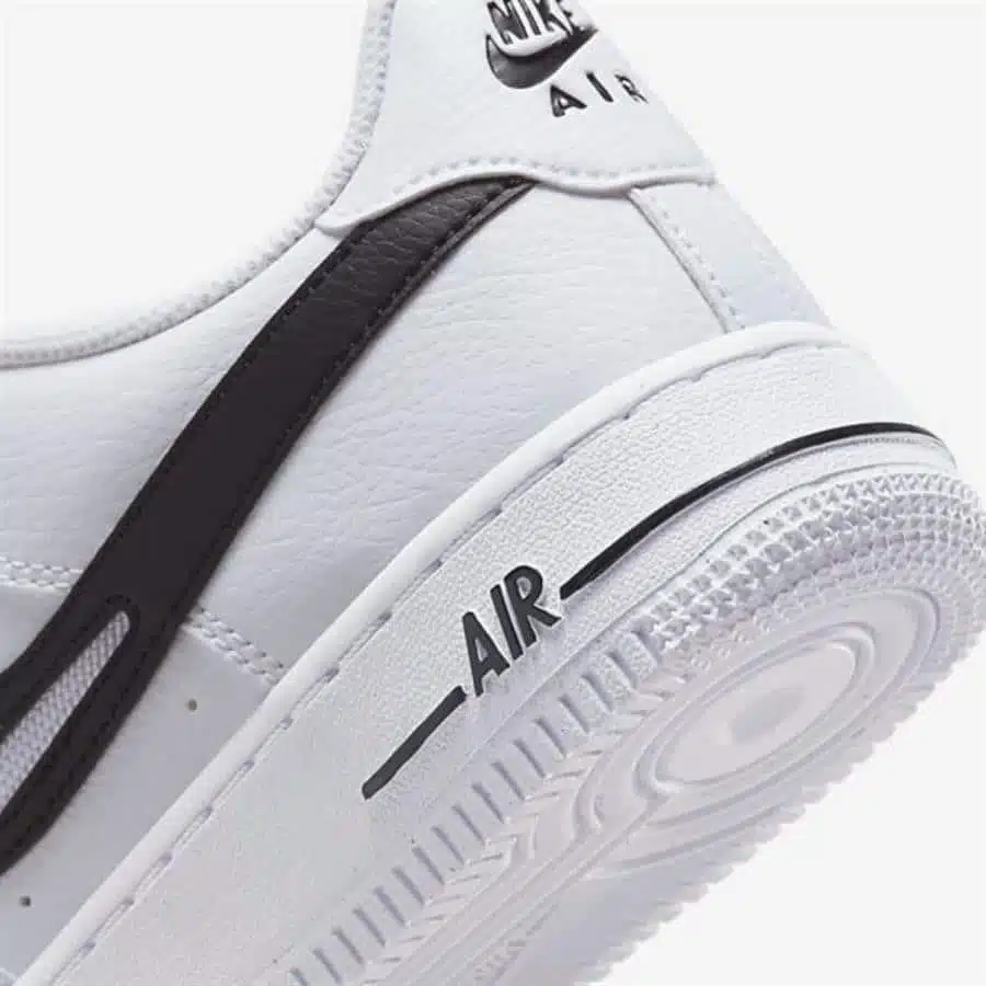 Giày Nike Air Force 1 Low GS ‘Swoosh White Black’ DR7889-100 - Ảnh 5