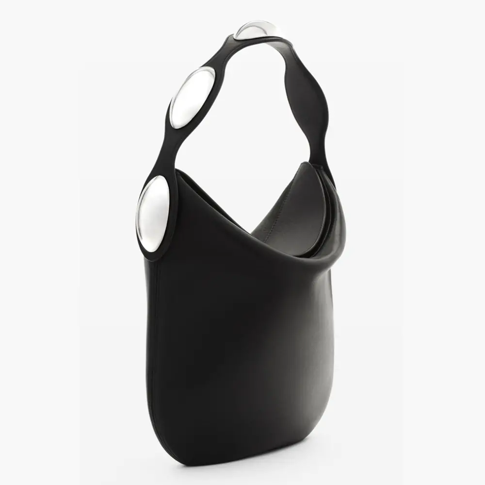 Túi Alexander Wang Dome Hobo Bag In Smooth Cow Leather 'Balck' 20323K67L001 - Ảnh 3