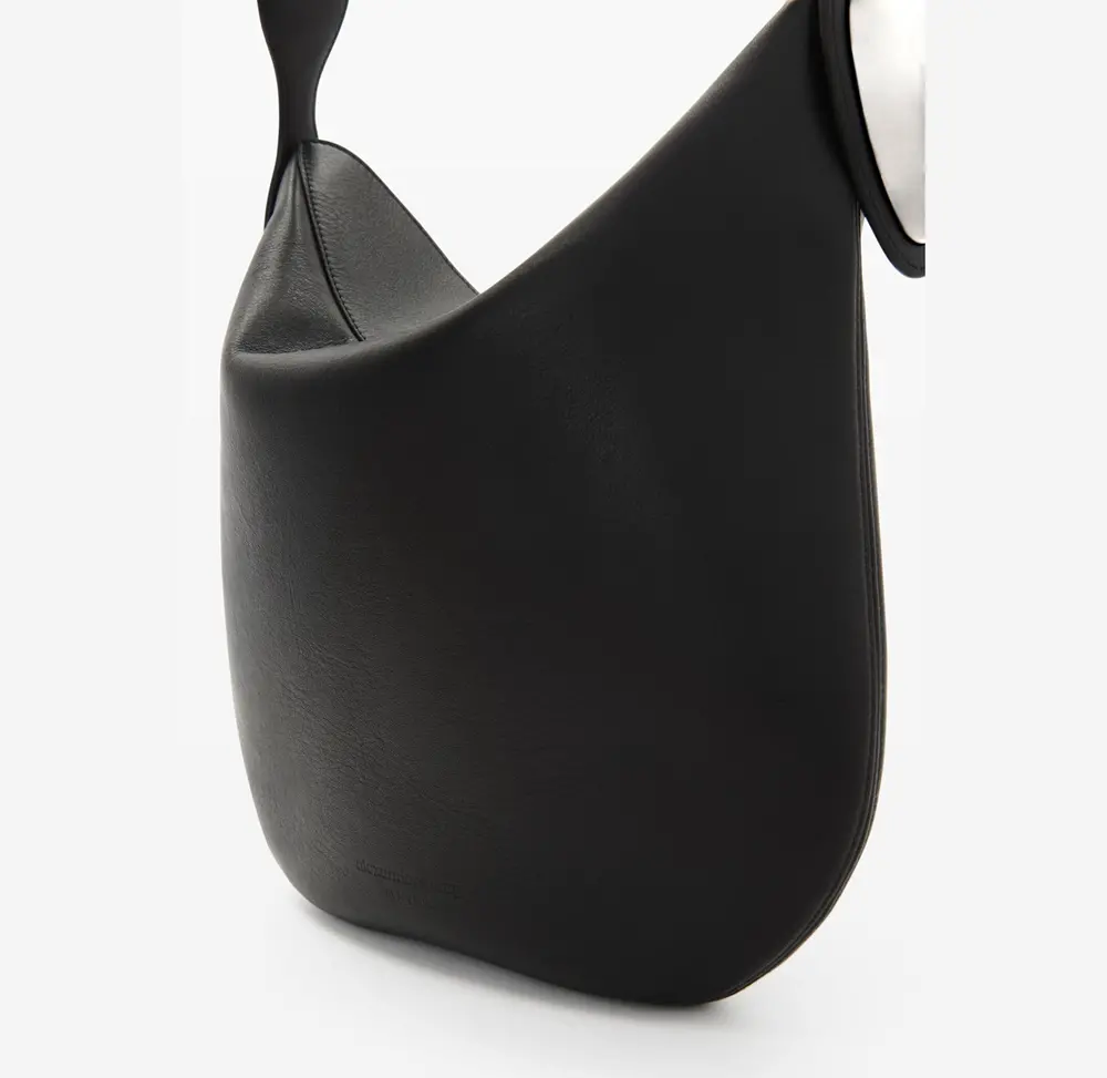Túi Alexander Wang Dome Hobo Bag In Smooth Cow Leather 'Balck' 20323K67L001 - Ảnh 6