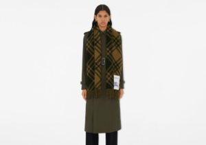 Alternative view of Khăn Burberry Check Cashmere Scarf 'Camp' 80997091