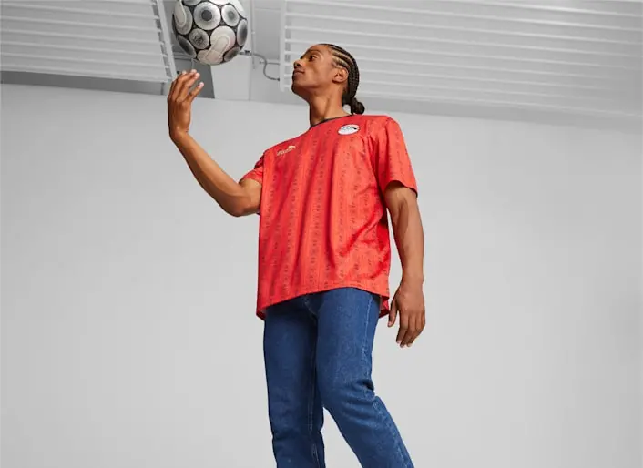 Áo Puma Egypt FtblCulture Jersey ‘Red’ 772439-01 - Ảnh 4