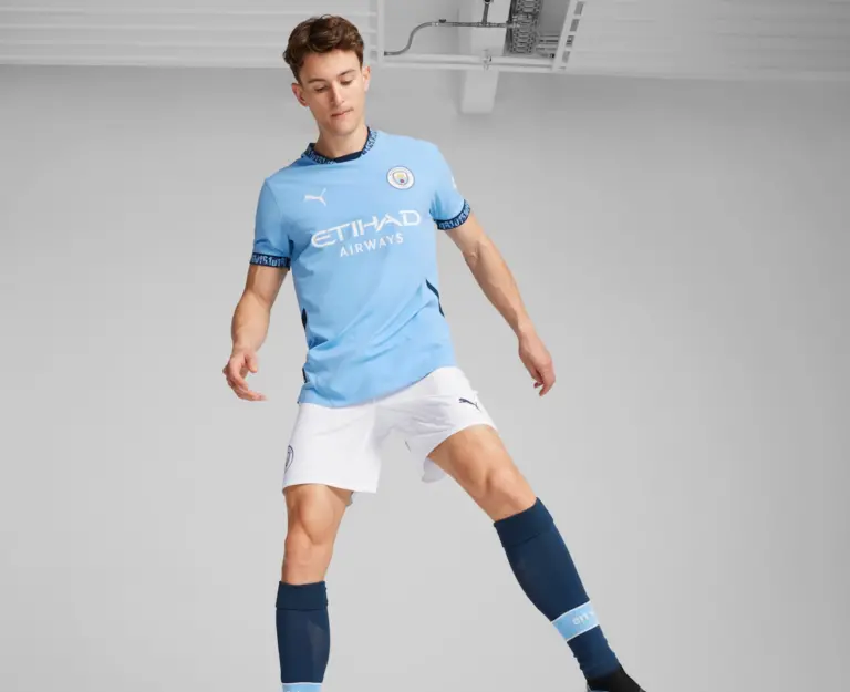 Áo Puma Manchester City 24/25 Home Jersey ‘Blue’ 775050-01 - Ảnh 4
