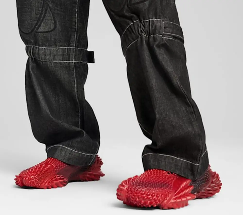 Giày Puma A$AP ROCKY x Mostro 3.D Slip-on 'Red' 404187-01 - Ảnh 3