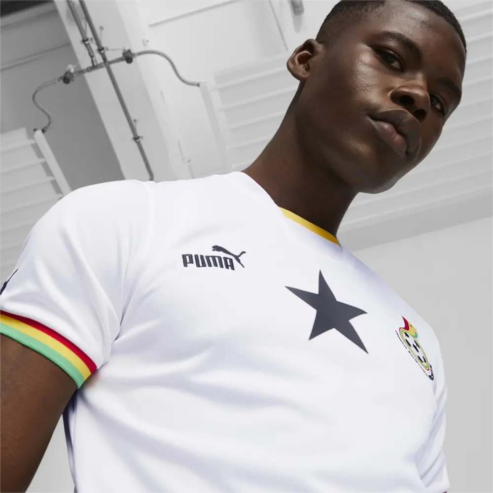 Alternative view of Áo Puma Ghana 2024 Home Jersey ‘White’ 765780-01