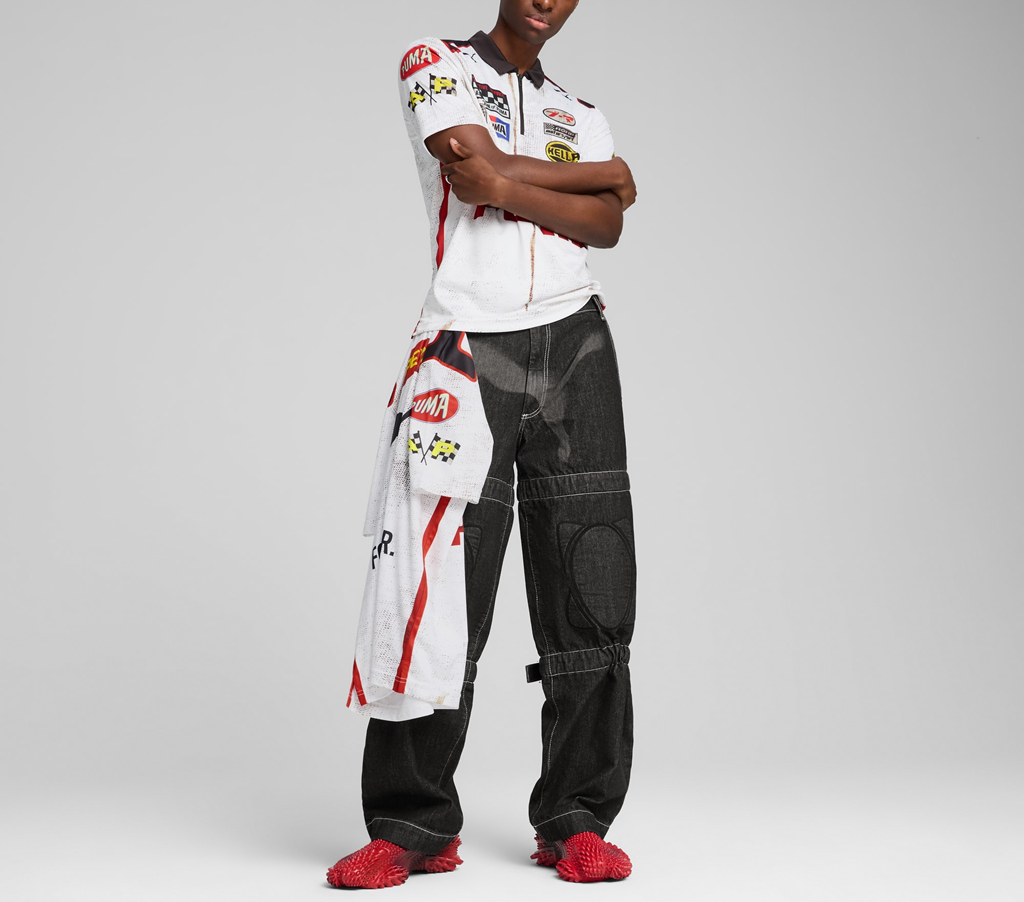 Giày Puma A$AP ROCKY x Mostro 3.D Slip-on 'Red' 404187-01 - Ảnh 4