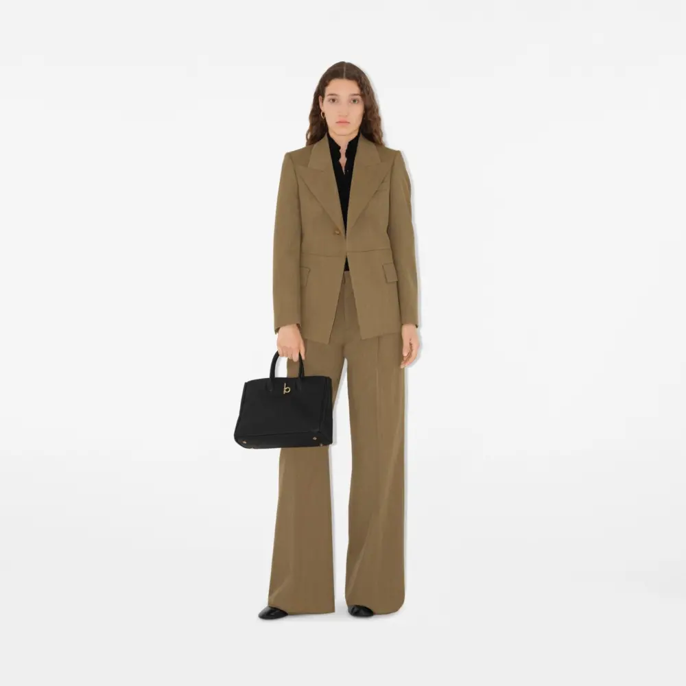 Alternative view of Túi Burberry Small Rocking Horse Tote​ 'Black' 80994011
