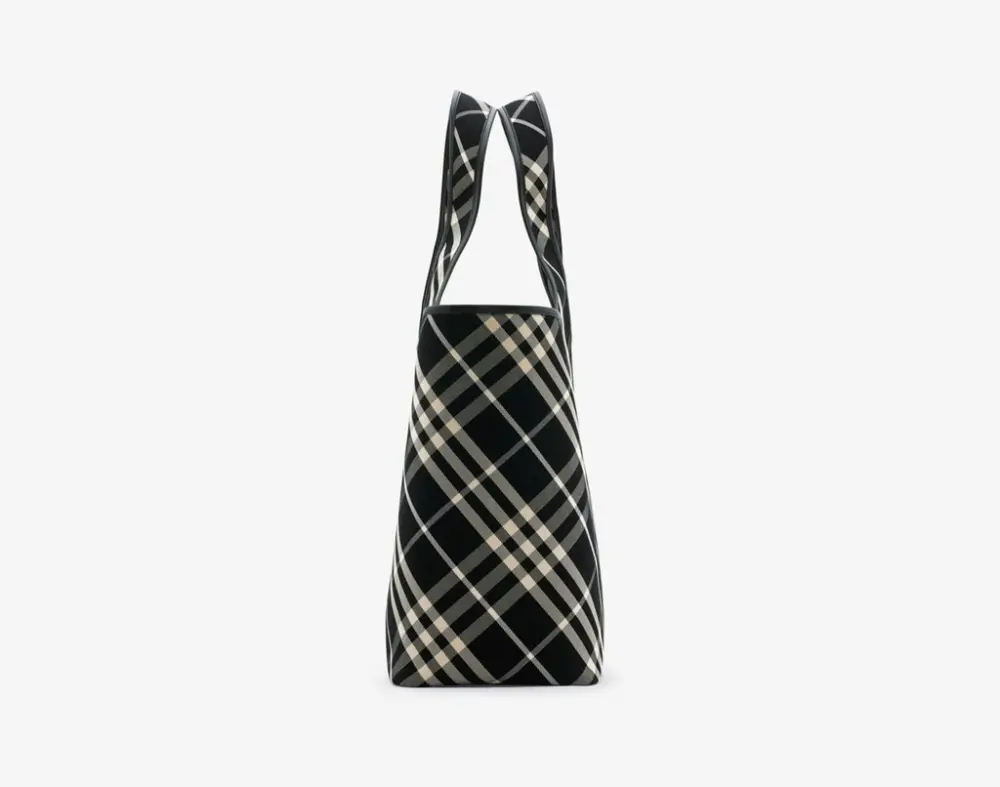 Túi Nữ Burberry Medium Check Tote 'Black' 80939781 - Ảnh 4