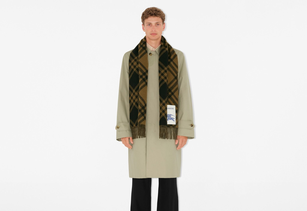 Khăn Burberry Check Cashmere Scarf 'Camp' 80997091 - Ảnh 3
