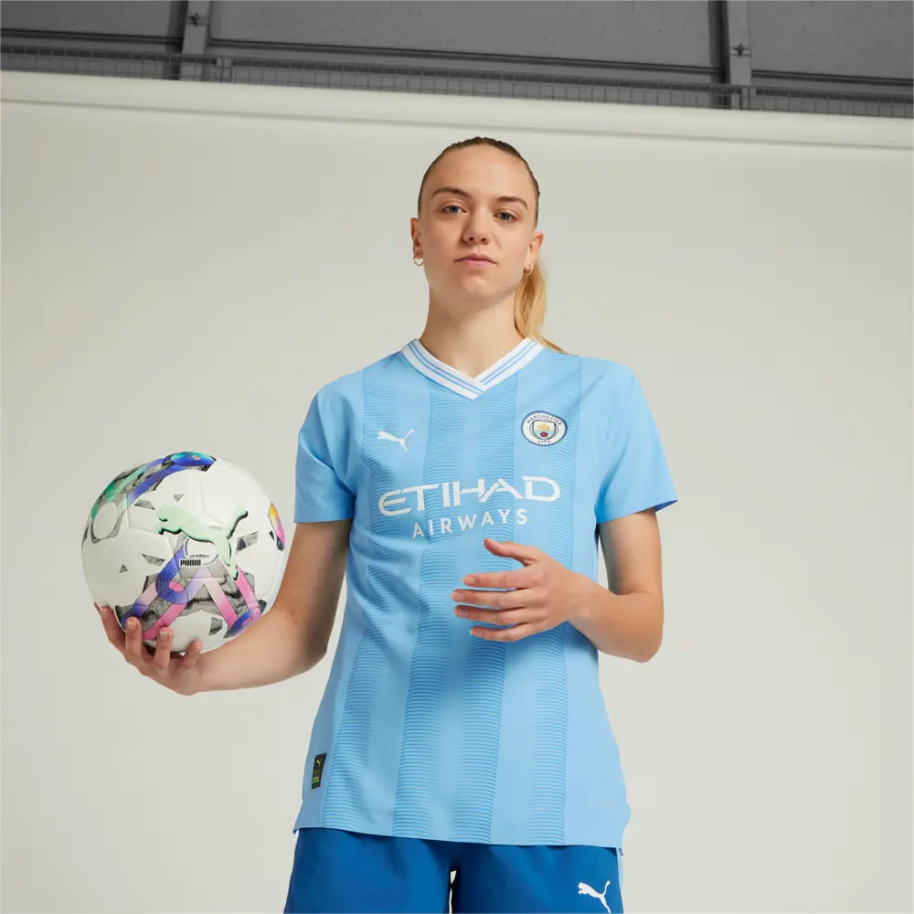 Alternative view of Áo Puma Manchester City 23/24 Home Jersey ‘Blue White’ 770440-01