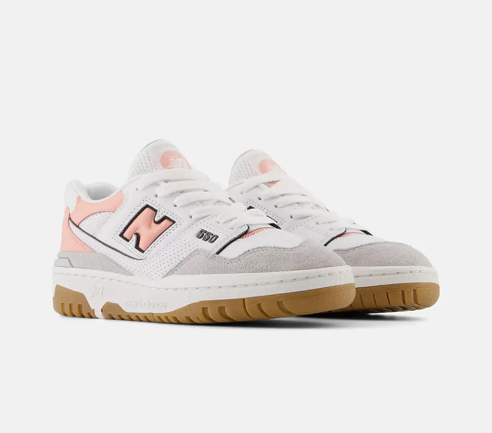 Giày New Balance 550 'Brighton Grey Omega Pink' (GS) GSB550SK - Ảnh 3