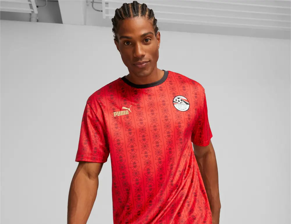 Áo Puma Egypt FtblCulture Jersey ‘Red’ 772439-01 - Ảnh 3