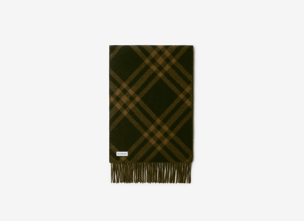 Khăn Burberry Check Cashmere Scarf 'Camp' 80997091 - Ảnh 4